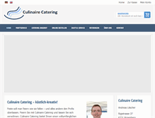 Tablet Screenshot of culinaire-catering.ch